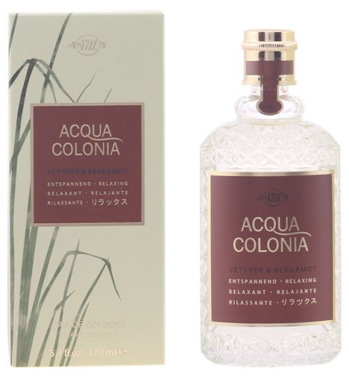 Acqua Cologne Vetiver and Bergamot Eau de Cologne 170 ml