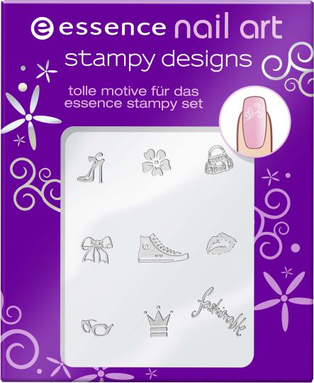 Stamping Template Nail Art 01