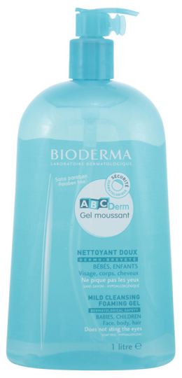 ABCDERM Moussant Nettoyant Gel Doux Bébés, Enfants 1000 ml ABCDERM Moussant Nettoyant Gel Doux Bébés, Enfants 1000 ml