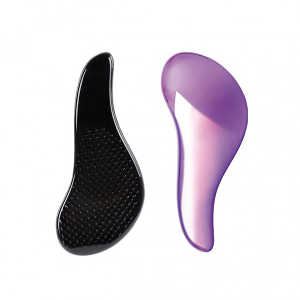 Detangler Brushes Hair Chrome Purple