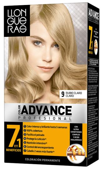 Advance Hair Color Colour # 9-Light Blond Advance Hair Color Colour # 9-Light Blond