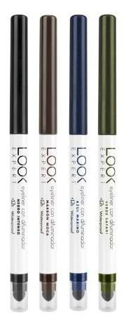 Eyeliner with smudger. Velvety effect. Safari Green