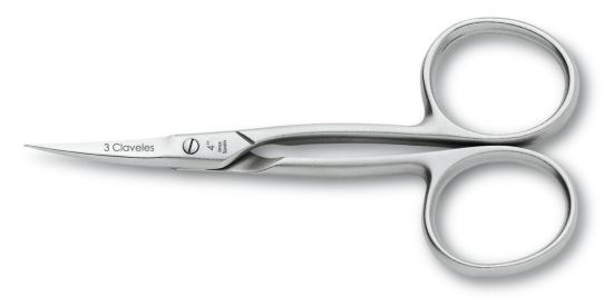 Curved Manicure Scissors Satin 4"