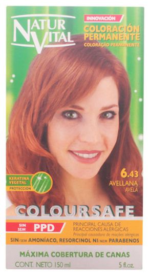 Dye Permanent Coloursafe 6.43-Hazelnut 150 ml Dye Permanent Coloursafe 6.43-Hazelnut 150 ml