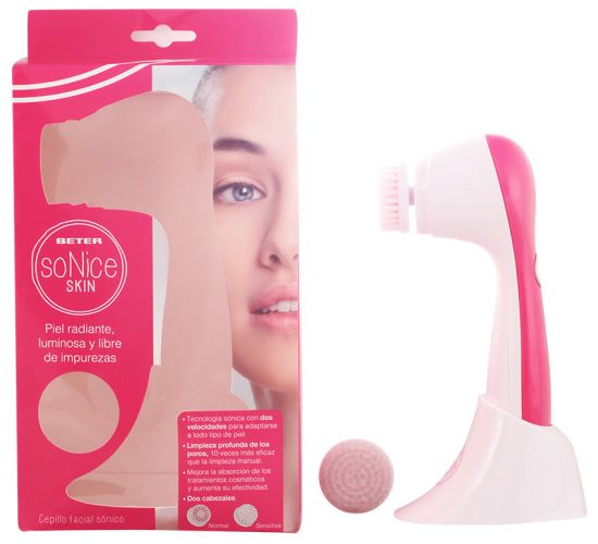 So Nice Skin Sonic facial brush with 2 heads