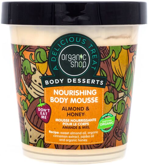 Mousse Corporal Nutritiva Almendra y Miel 450 ml Mousse Corporal Nutritiva Almendra y Miel 450 ml