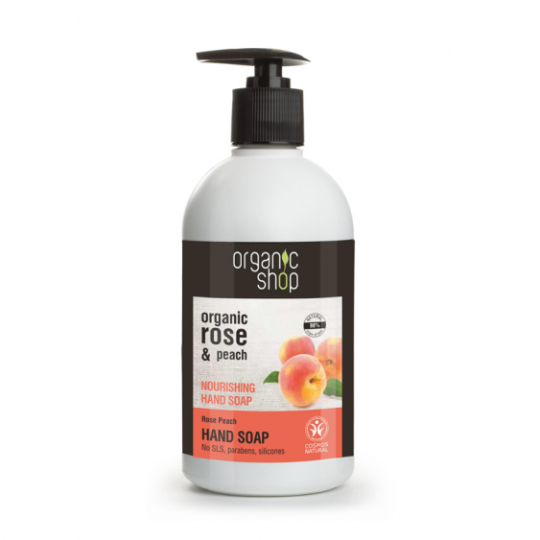 Nourishing Rose and Peach Hand Soap 500 ml Nourishing Rose and Peach Hand Soap 500 ml