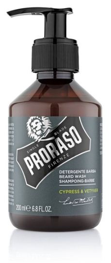 Single Blade Shampoo for Beard and Mustache cypress and vetiver 200 ml