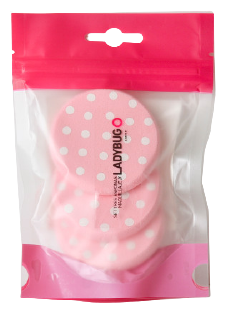 Ladybug Makeup Sponge Set 3 units