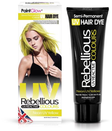 Rebellious Uv Reactive Neon Semipermanent dye 70 ml Rebellious Uv Reactive Neon Semipermanent dye 70 ml