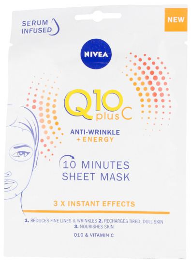 Q10+ Anti-Wrinkle Vitamin C+Energizing Face Mask Q10+ Anti-Wrinkle Vitamin C+Energizing Face Mask