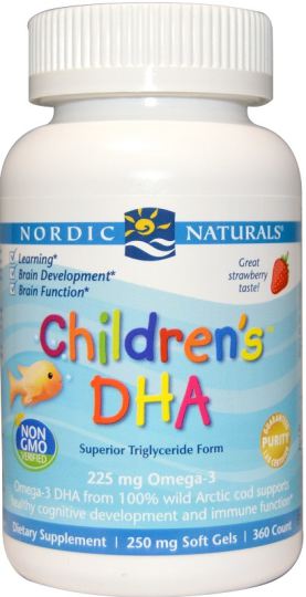 Strawberry Children's DHA 180 Softgels