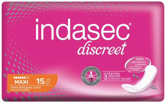 Discreet Compress Maxi 15 units Discreet Compress Maxi 15 units