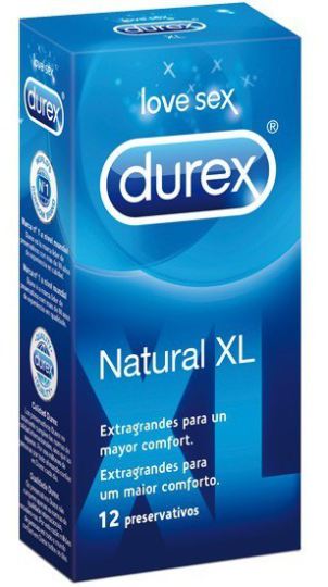 Condom Durex Natural XL 12 uds Condom Durex Natural XL 12 uds