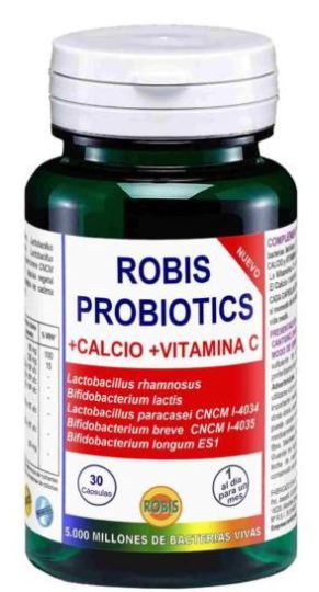 Probiotic + Calcium + Vitamin C 30 Capsules Probiotic + Calcium + Vitamin C 30 Capsules