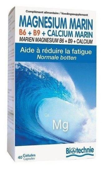 Marine Magnesium+B6+B9 40 caps Marine Magnesium+B6+B9 40 caps