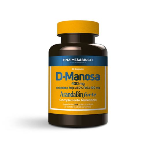 D-Mannose + Cranberry 60 Vegetable Gelatin Capsules D-Mannose + Cranberry 60 Vegetable Gelatin Capsules