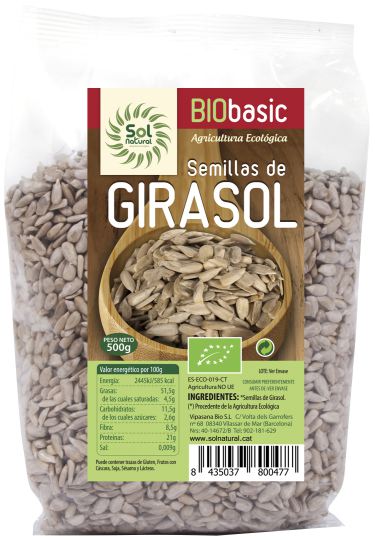 SEEDS OF SUNFLOWER BIO SOLNATURAL SEEDS OF SUNFLOWER BIO SOLNATURAL