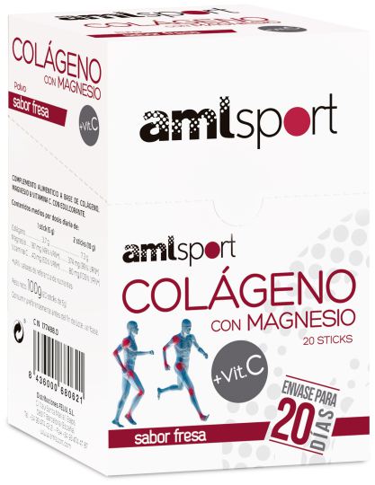 Vitc.fresa collagen magnesium + (20 Sticks)