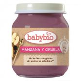 Potito apple and plum Babybio 130 Gr Potito apple and plum Babybio 130 Gr