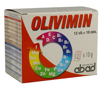 Olivimin Vit+Mine 12 Envelopes Olivimin Vit+Mine 12 Envelopes