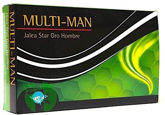 Multi Gold Star Jelly Man 20 Vials Multi Gold Star Jelly Man 20 Vials
