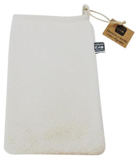 Cotton Linen Bath Mitt Cotton Linen Bath Mitt