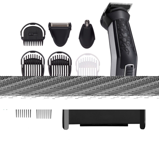 Men Multigroom 10 in 1 Carbon Titanium Trimmer
