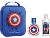 Estcuche Capitan America eau de toilette 100 ml + Gel de ducha 100 ml Estcuche Capitan America eau de toilette 100 ml + Gel de ducha 100 ml
