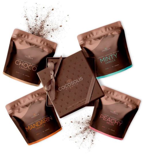 Luxury Coffee Scrub Box 4 x 70 gr Luxury Coffee Scrub Box 4 x 70 gr